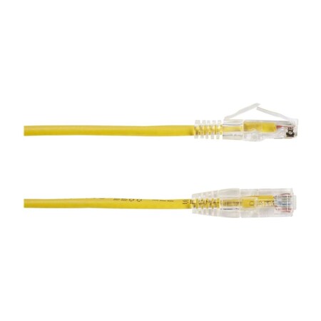 Upgrade 10 ft. Slim Net CAT6 Patch UTP Network Cable, Yellow UP3210103